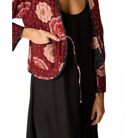 NEW NATALIE MARTIN saskia jacket in poppy combo - Picture 3 of 3